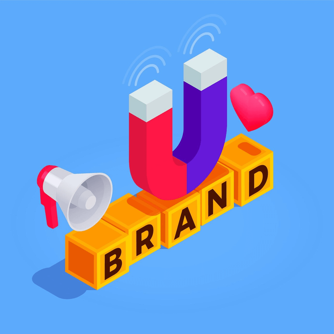 Brand attraction illustration